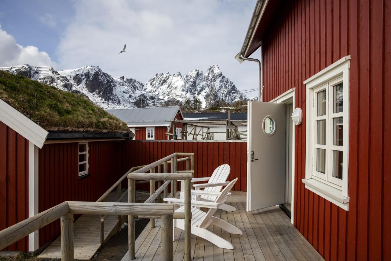 Solsiden Brygge Rorbuer Hotel Ballstad Exterior photo